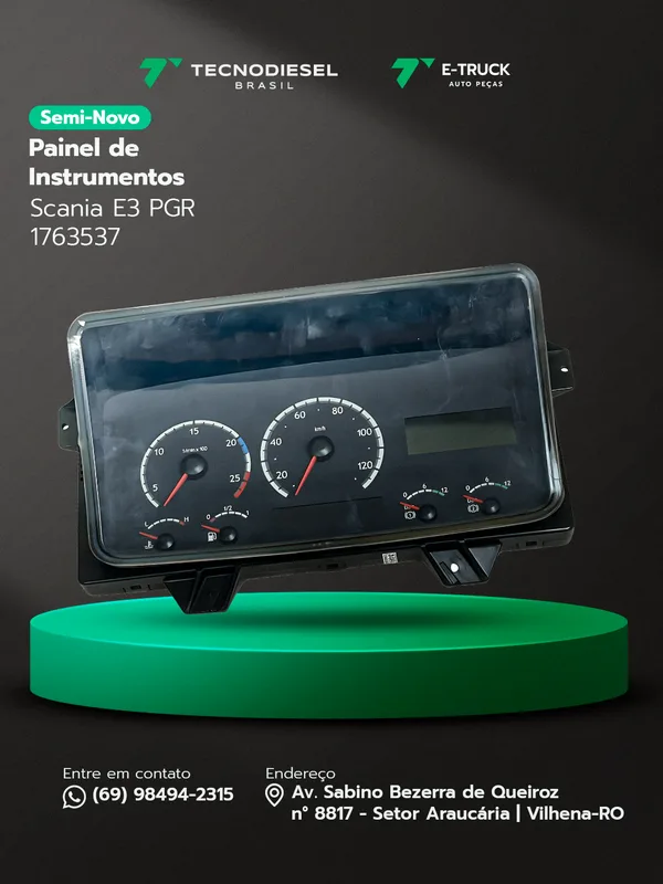 Painel de Instrumentos Scania E3 PGR (Semi-Novo)