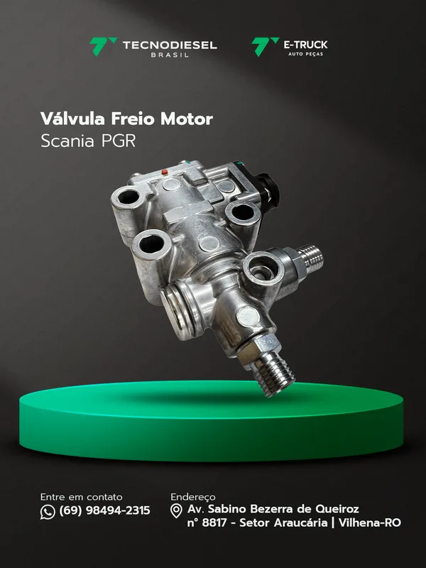 Válvula Proporcional do Freio Motor Scania PGR