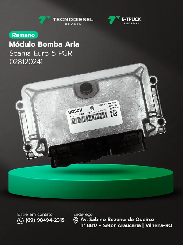 Módulo da Bomba ARLA Scania PGR
