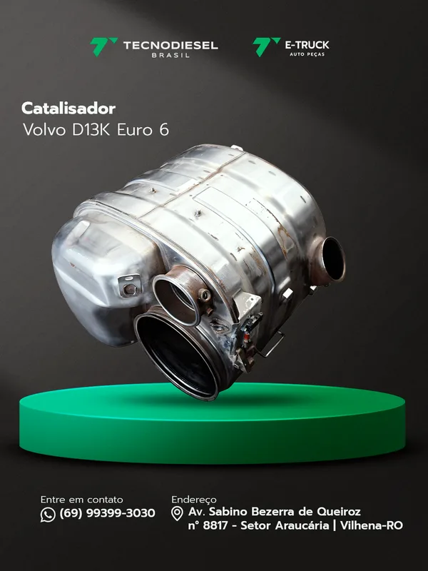 Catalisador SCR Volvo D13K Euro 6