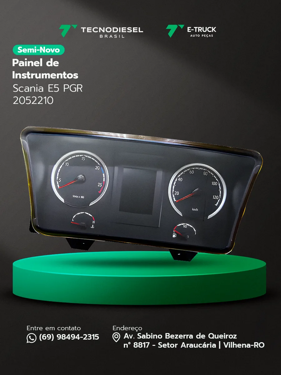 Painel de Instrumentos Scania E5 PGR (Semi-Novo)
