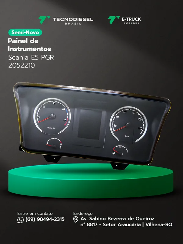 Painel de Instrumentos Scania E5 PGR (Semi-Novo)