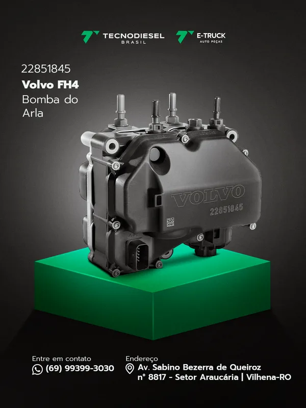 Bomba do ARLA 32 Volvo FH4 Sistema SCR
