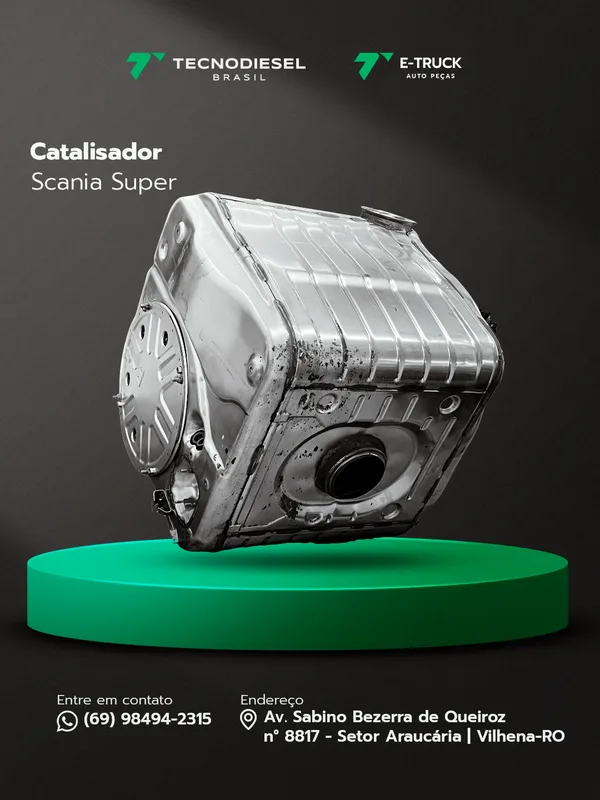 Catalisador SCR Scania Super Sistema ARLA