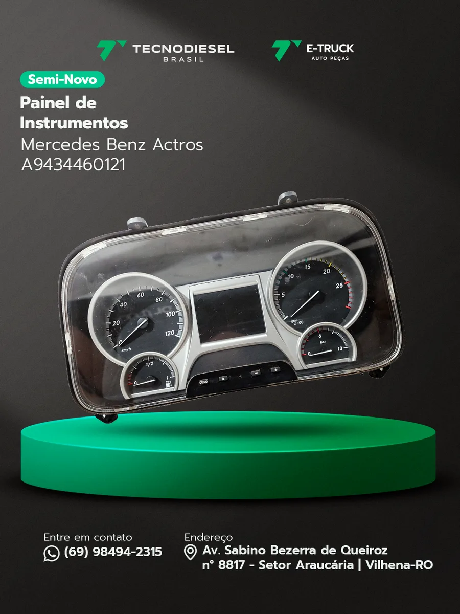 Painel de Instrumentos Mercedes-Benz Actros