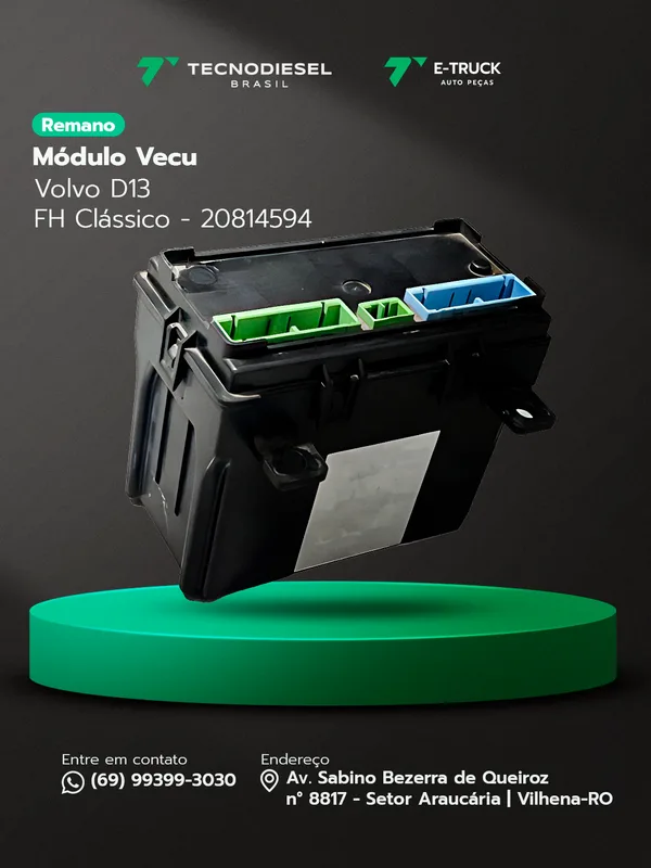 Módulo VECU Volvo D13 FH Clássico