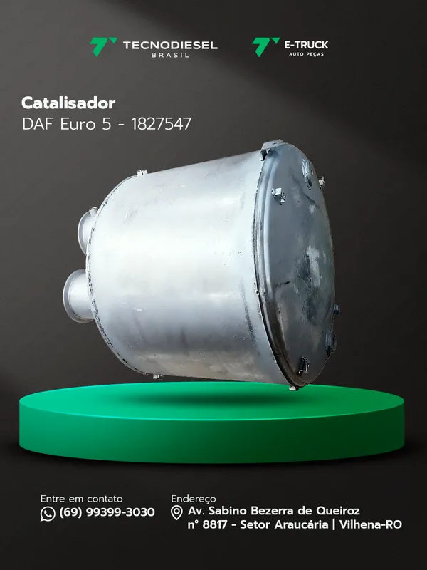 Catalisador SCR DAF Euro 5 Caminhões Pesados