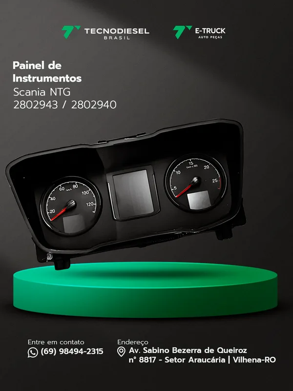 Painel de Instrumentos Scania NTG